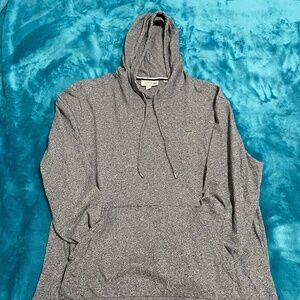 Lacoste Lightweight Men’s Heather Blue Cotton Jersey Hoodie XL